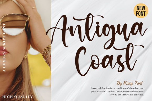 Antigua Coast: A Modern and Playful Handwritten Script Font