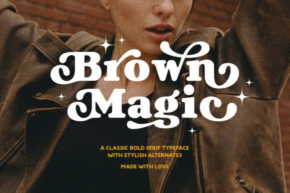 Brown Magic: A Retro Serif Font for Modern Designers