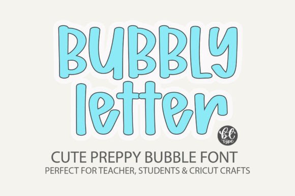 Bubbly Letter: A Playful Font for Creative Joy
