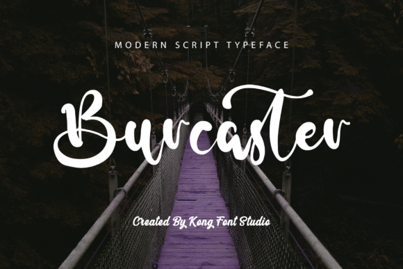 Burcaster: A Playful Handwritten Script for Creative Designers