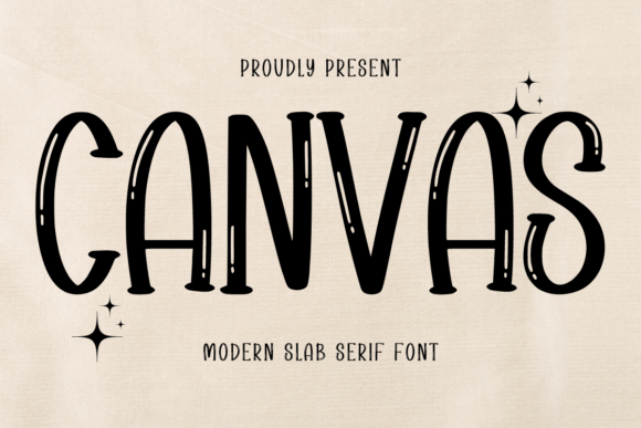 Canvas: A Modern Slab Serif for Bold Designs