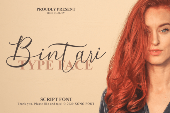 Discover Bintari: A Modern Handwritten Script Font for Creatives