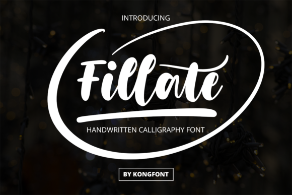 Discover Fillate: A Playful Handwritten Script Font