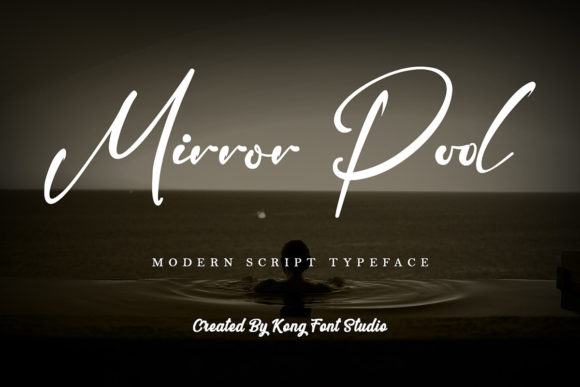 Discover Mirror Pool: A Modern Handwritten Script Font