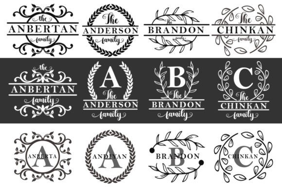 Discover the Elegance of Family Monogram Font