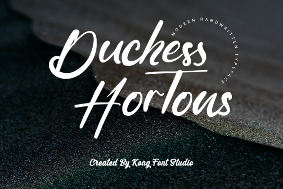 Duchess Hortons: A Modern Handwritten Script Font
