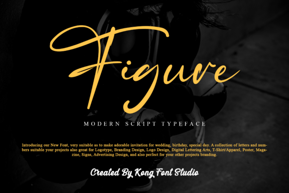 Figure: A Playful Handwritten Script Font for Creative Projects