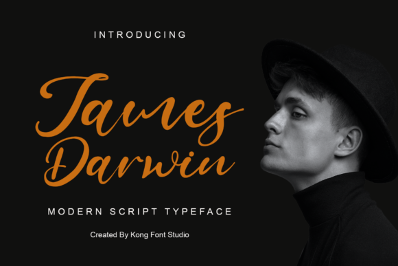 James Darwin: A Playful Script Font for Modern Creators