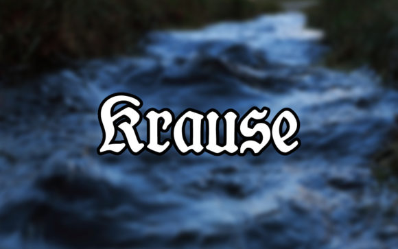 Krause: A Bold Blackletter for Distinctive Designs
