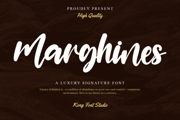 Marghines: A Playful Handwritten Script Font