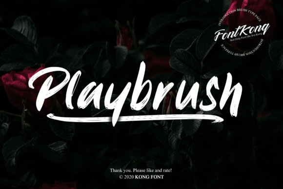Playbrush: Discover a Modern, Playful Handwritten Typeface