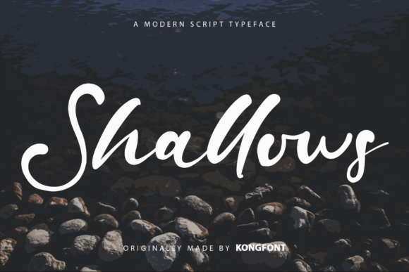 Shallows: A Modern Handwritten Script Font for Creative Projects