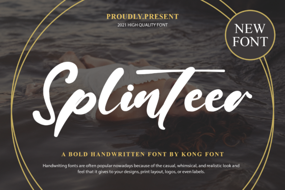 Splinteer: A Modern Handwritten Script for Creative Designers