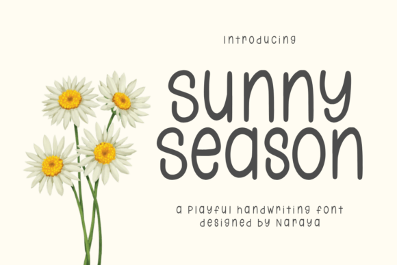 Sunny Season: A Playful Font for Creative Projects